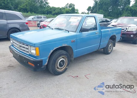 1985 Chevrolet S Truck S10 from USA, damaged, VIN 1GCBS14A9F2198506